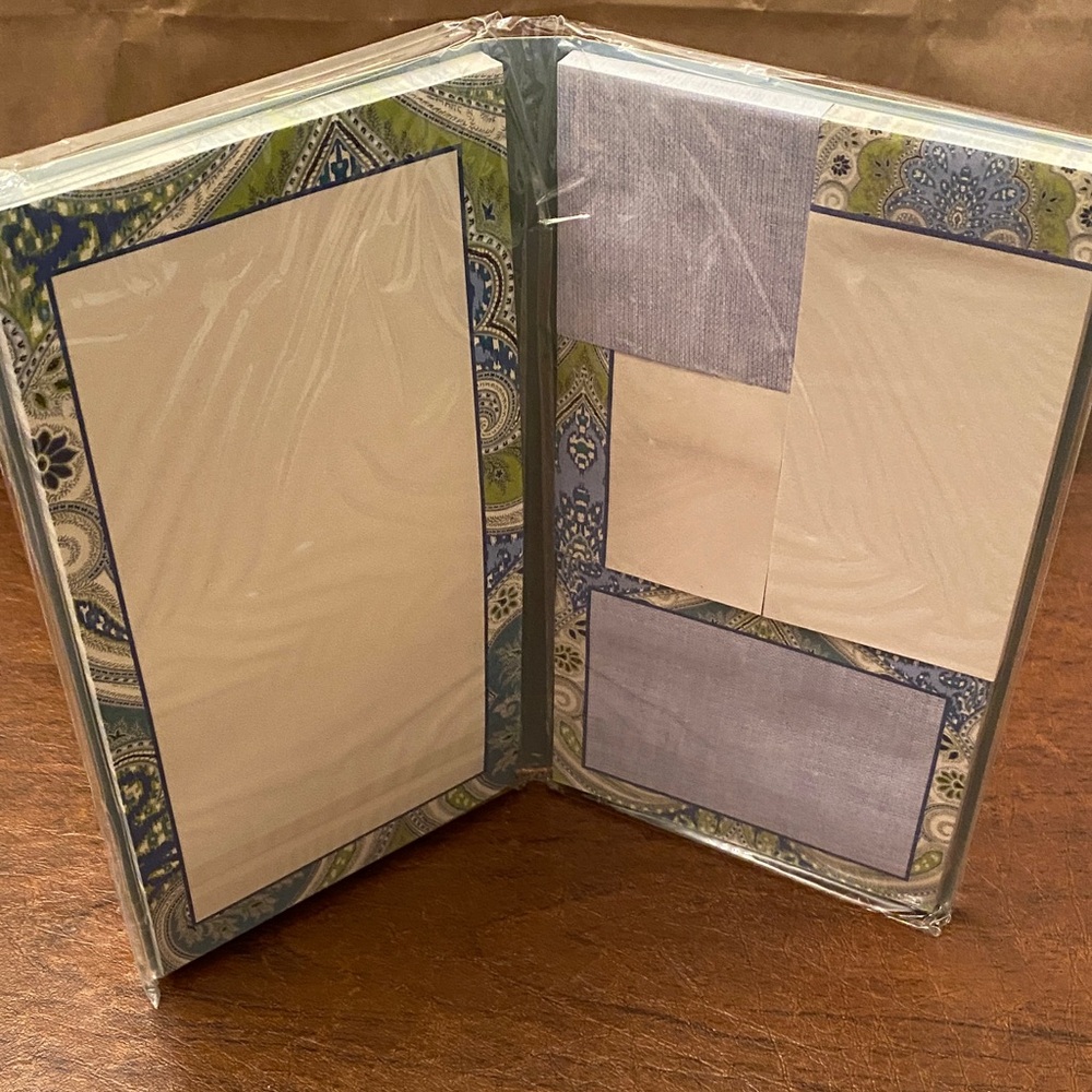 5 Paisley Patterned Paper Pads - New - Gift Wrapped - Picture 2 of 7